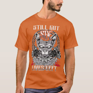 Motorcyklar Biker Motorcykel Rider still Har 6 Liv T Shirt