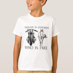 Motorcyklar Biker Racer Horse Gif T Shirt
