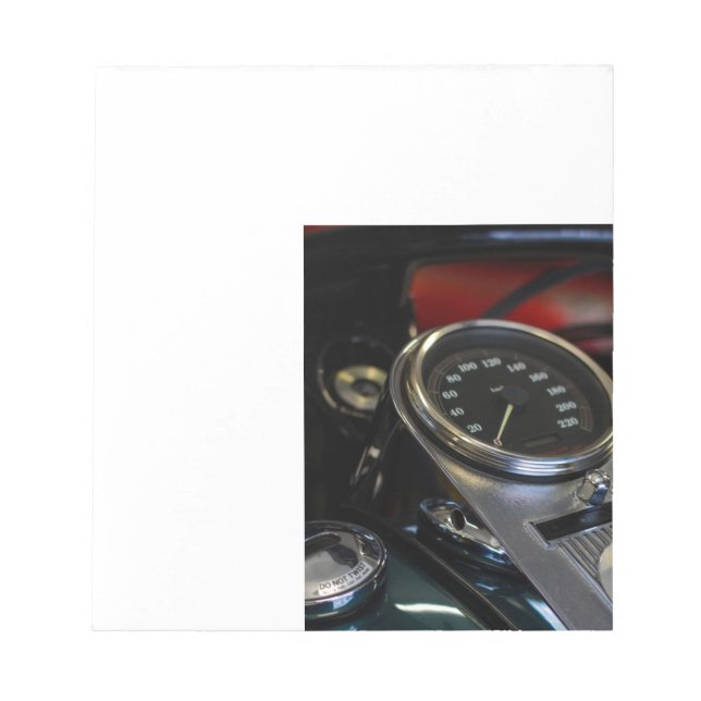 Motorcyklar Biker Rider Anteckningsblock (Framsida)