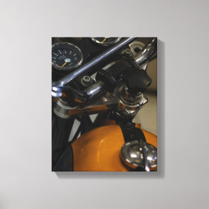 Motorcyklar Biker Rider Bike Canvastryck