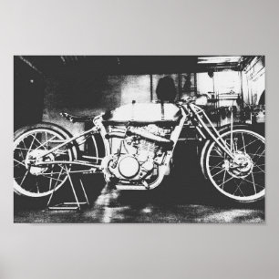 Motorcyklar Biker Rider Bike Poster