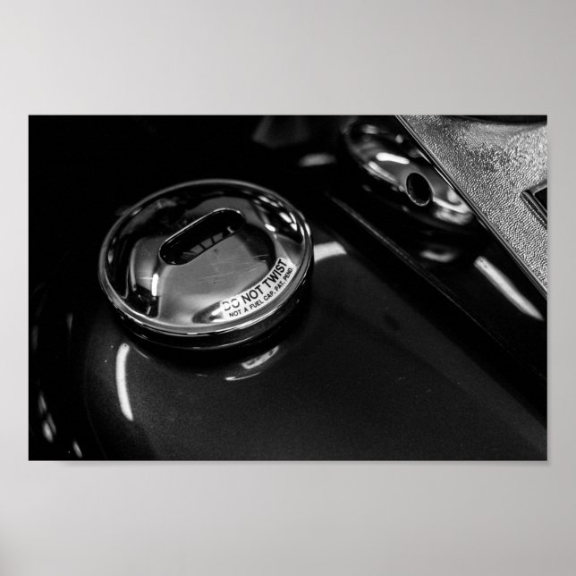 Motorcyklar Biker Rider Bike Poster (Framsidan)