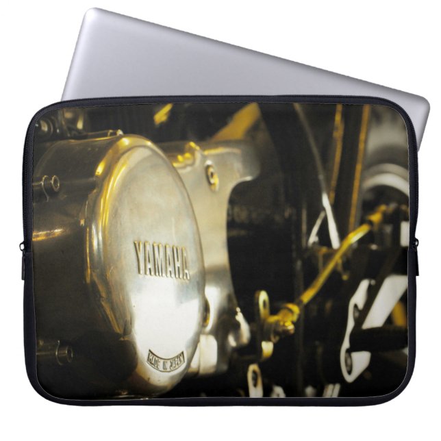 Motorcyklar Biker Rider Laptop sleeve (Framsidan)