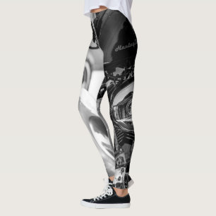 Motorcyklar Biker Rider Rider Leggings