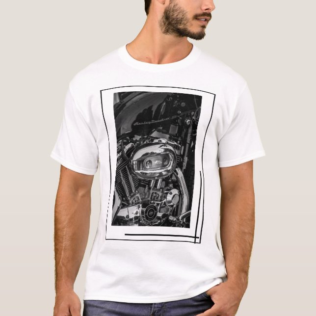 Motorcyklar Biker Rider Rider T Shirt (Framsida)