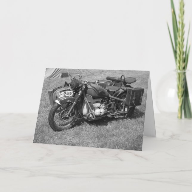 "Motorcyklar: Börja se fordon" Snart frisk kort (Framsida)