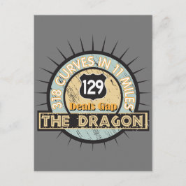 Motorcyklar: Dragon Deals Gap Vykort