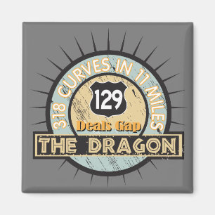 Motorcyklar: Dragon in Deals Gap Magnet