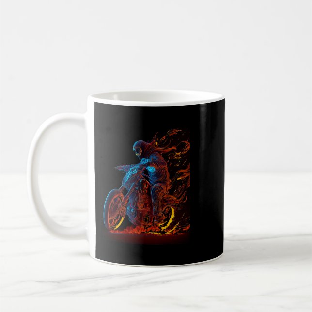 Motorcyklar Enduro Dirtcycle Outdoo (motorcykel, m Kaffemugg (Vänster)
