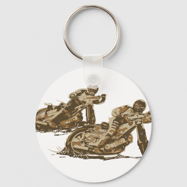 Motorcyklar för höghastighetstrafik nyckelring (Framsida)