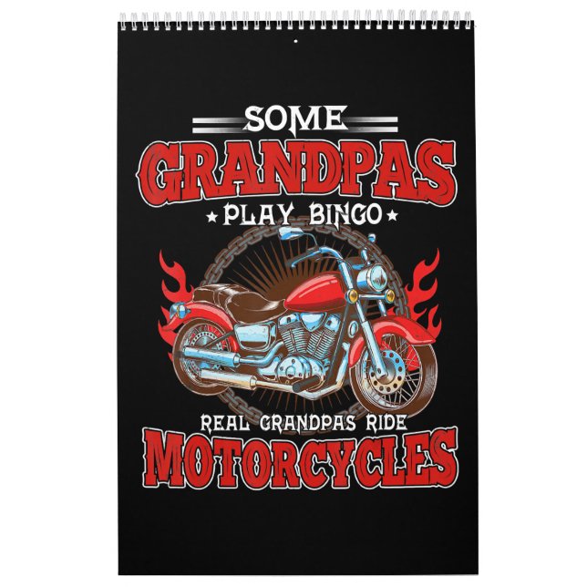 Motorcyklar i Älskare, verkliga farfar Kalender (Omslag)
