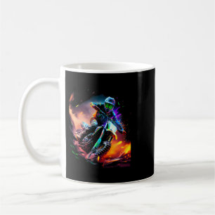 Motorcyklar i Biker Enduro Motorcross Fläkt Kaffemugg
