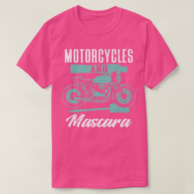 Motorcyklar i biker och mascara-cykel 209 t shirt (Design framsida)