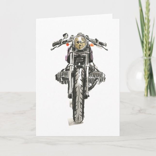 Motorcyklar i Bläck II Kort (Framsida)