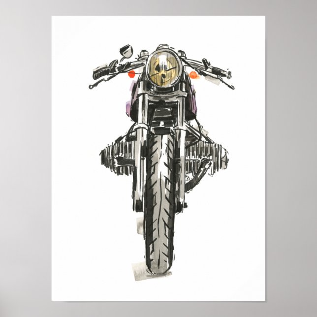 Motorcyklar i Bläck II Poster (Framsidan)