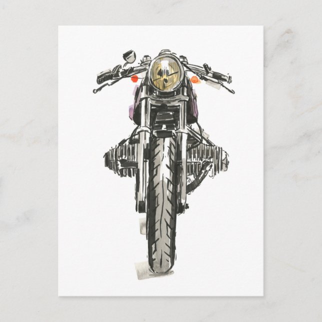 Motorcyklar i Bläck II Vykort (Framsida)