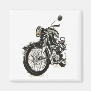 Motorcyklar i Bläck IV Magnet