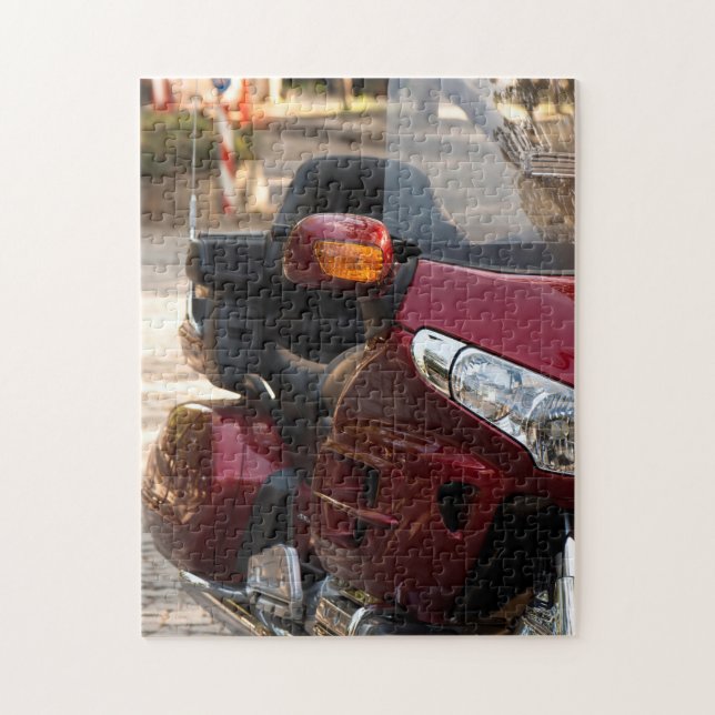 Motorcyklar i lyxområdet pussel (Vertikal)
