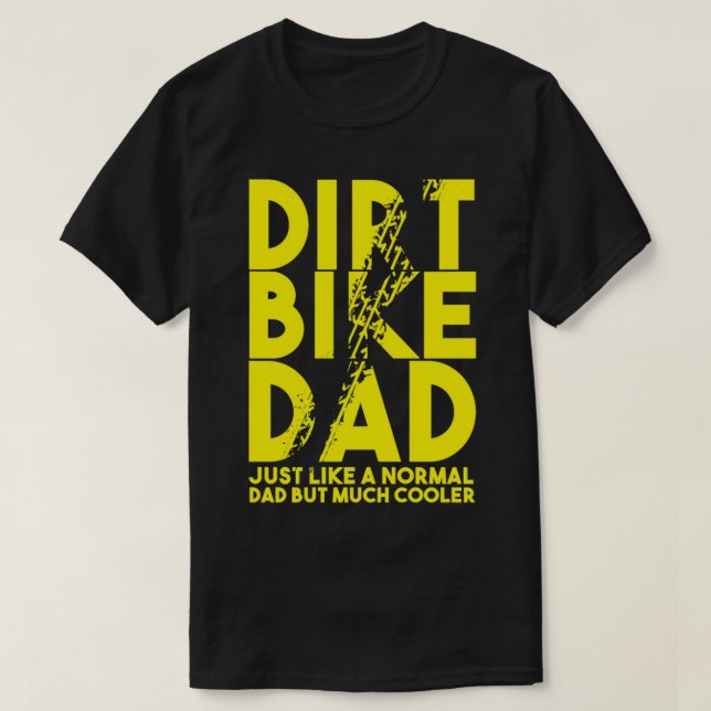 Motorcyklar i pappa biker gatutävlingar fmx t shirt (Design framsida)