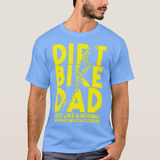 Motorcyklar i pappa biker gatutävlingar fmx t shirt