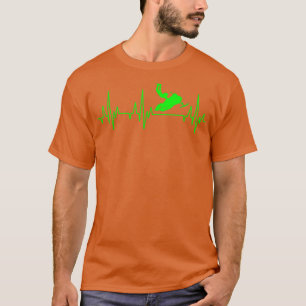 Motorcyklar i Snowmobile Motor Sledge Snö T Shirt