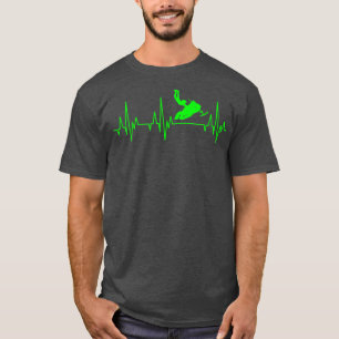 Motorcyklar i Snowmobile Motor Sledge Snö T Shirt