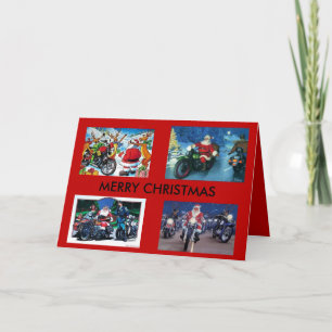 Motorcyklar, julkort helgkort