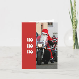 Motorcyklar Jultomten Ho Ho Ho Ho Kort