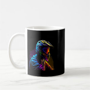 Motorcyklar med motorcykel Enuro biker motorcro Kaffemugg