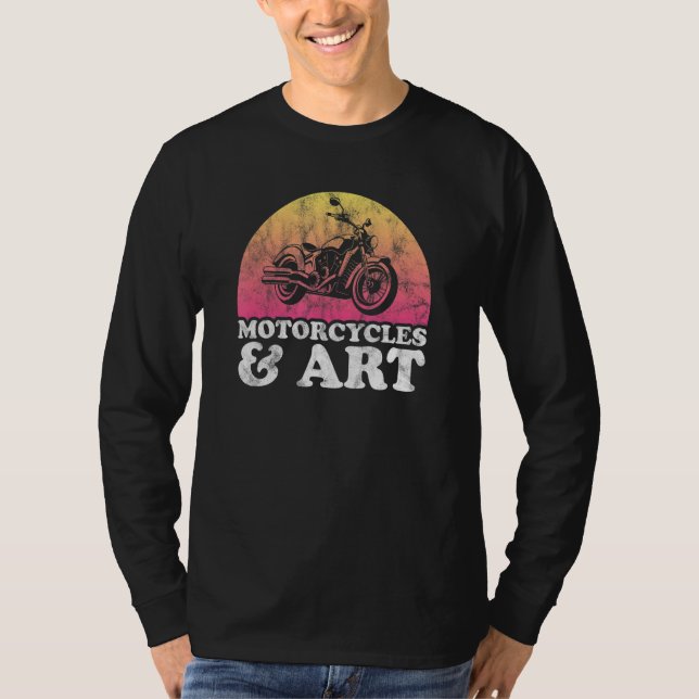 Motorcyklar och lärare t shirt (Framsida)