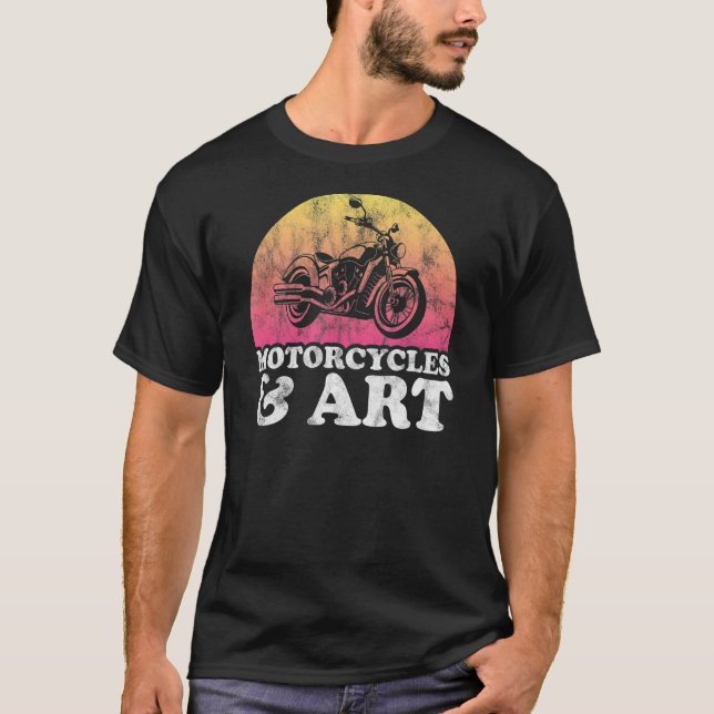 Motorcyklar och lärare t shirt (Framsida)