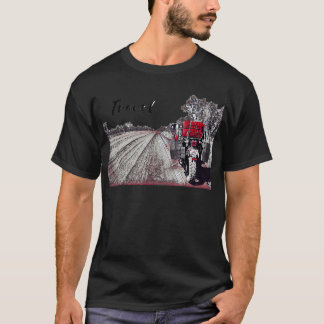 Motorcyklar på väg med Äventyr Bike Open Road T Shirt