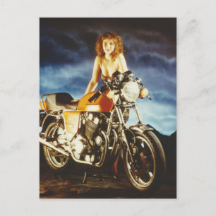 Motorcyklar, Pin-up Girl Vykort
