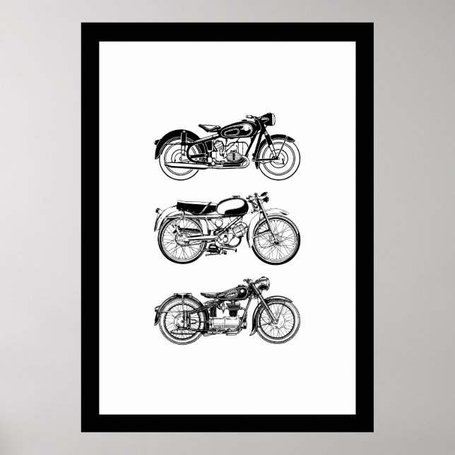 Motorcyklar Poster (Framsidan)