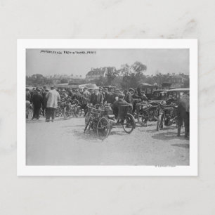 Motorcyklar rekvirerade, Paris Fotograf Vykort