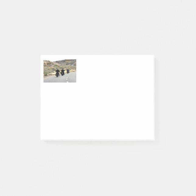 Motorcyklar Resa - Biker Trio Post-it Block (Framsida)