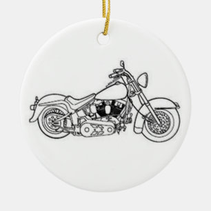 MOTORCYKLE RIDER ENTHUISAST'S ORNAMENT