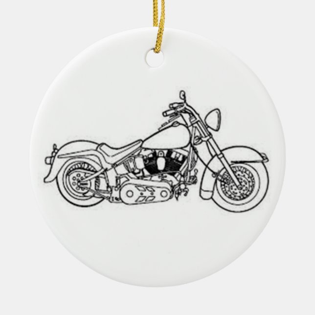 MOTORCYKLE RIDER ENTHUISAST'S ORNAMENT (Framsidan)