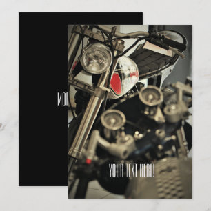 Motorcyklisk Biker - alla ändamål Inbjudningar