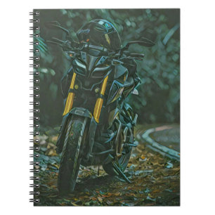 Motorcyklist Anteckningsbok