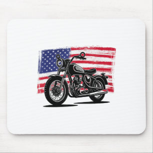 Motorcyklist Christian Us Flagga Jesus _1 Musmatta