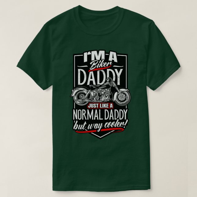 Motorcyklist i coola, Biker T Shirt (Design framsida)