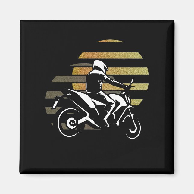 Motorcyklist Magnet (Framsidan)