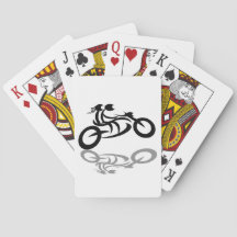 Motorcyklist Poker-kort