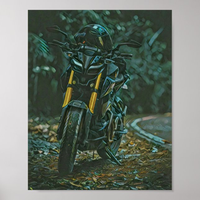 Motorcyklist Poster (Framsidan)