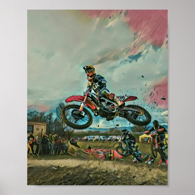 Motorcyklist Poster (Framsidan)