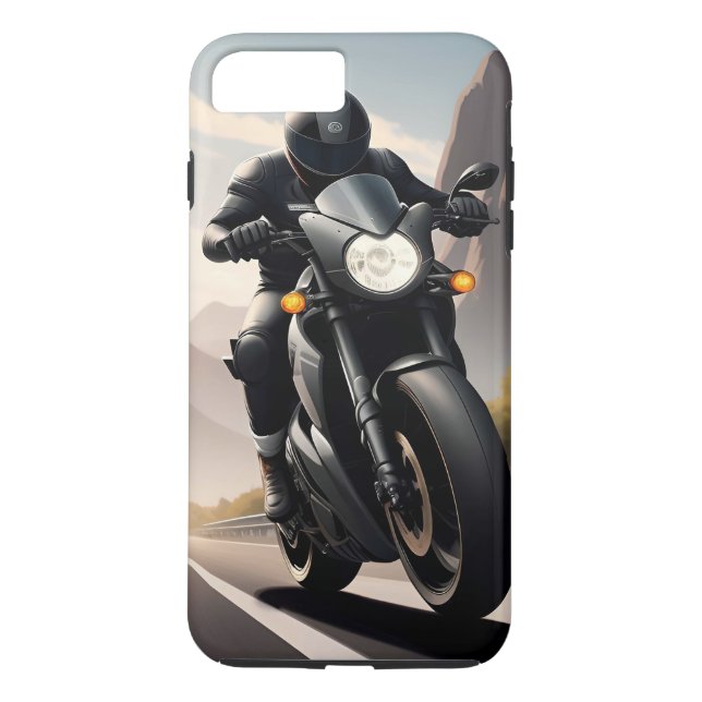 Motorcyklist som kör högpresterande motorcykel Case-Mate iPhone skal (Baksida)