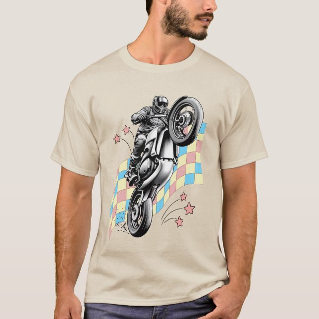 motorcyklist t shirt (Framsida)
