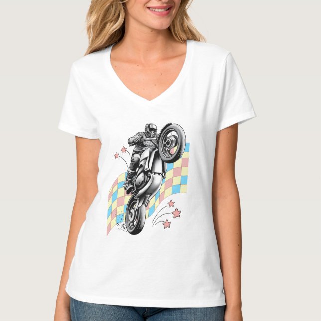 motorcyklist t shirt (Framsida)