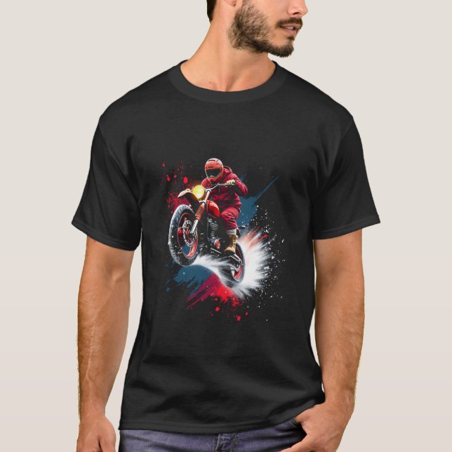 Motorcyklist T Shirt (Framsida)